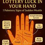 signs of winning lottery in palmistry